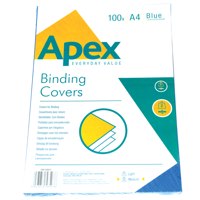 ValueX Binding Cover Leathergrain A4 250gsm Blue (Pack 100) 6501101 - UK BUSINESS SUPPLIES