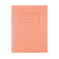 Silvine 9x7 inch/229x178mm Exercise Book 5mm Square 80 Pages Orange (Pack 10) - EX105 - UK BUSINESS SUPPLIES