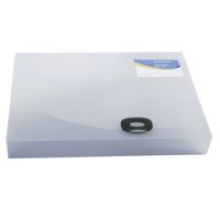 Rapesco 40mm Rigid Wallet Box File A4 Clear - 711 - UK BUSINESS SUPPLIES