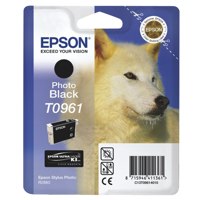 Epson T0961 Husky Black Standard Capacity Ink Cartridge 11ml - C13T09614010 - UK BUSINESS SUPPLIES