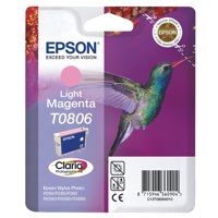 Epson T0806 Hummingbird Light Magenta Standard Capacity Ink Cartridge 7ml - C13T08064011 - UK BUSINESS SUPPLIES