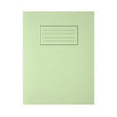 Silvine 9x7 inch/229x178mm Exercise Book Ruled Green 80 Pages (Pack 10) - EX102 - UK BUSINESS SUPPLIES