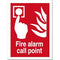 Stewart Superior Fire Alarm Call Point Sign 150x200mm - FF073SAV-150X200 - UK BUSINESS SUPPLIES