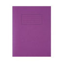 Silvine 9x7 inch/229x178mm Exercise Book Ruled Purple 80 Pages (Pack 10) - EX100 - UK BUSINESS SUPPLIES