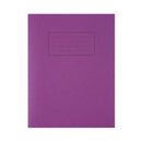 Silvine 9x7 inch/229x178mm Exercise Book Ruled Purple 80 Pages (Pack 10) - EX100 - UK BUSINESS SUPPLIES