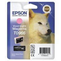 Epson T0966 Husky Vivid Light Standard Capacity Magenta Ink 11ml - C13T09664010 - UK BUSINESS SUPPLIES