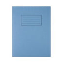 Silvine 9x7 inch/229x178mm Exercise Book Ruled Blue 80 Pages (Pack 10) - EX104 - UK BUSINESS SUPPLIES