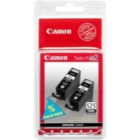 Canon PGI525BK Black Standard Capacity Ink Cartridge 2 x 19ml Twinpack - 4529B010 - UK BUSINESS SUPPLIES