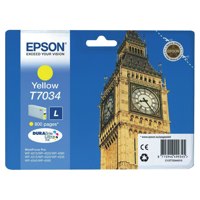 Epson T7034 Big Ben Yellow Standard Capacity Ink Cartridge 10ml - C13T70344010 - UK BUSINESS SUPPLIES