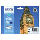 Epson T7032 Big Ben Cyan Standard Capacity Ink Cartridge 10ml - C13T70324010 - UK BUSINESS SUPPLIES