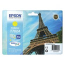 Epson T7024 Eiffel Tower Yellow High Yield Ink Cartridge 21ml - C13T70244010 - UK BUSINESS SUPPLIES