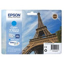 Epson T7022 Eiffel Tower Cyan High Yield Ink Cartridge 21ml - C13T70224010 - UK BUSINESS SUPPLIES