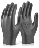 Glovezilla Black Powder Free Nitrile Gloves Pack 100's (All Sizes) - UK BUSINESS SUPPLIES