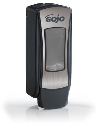 Gojo ADX Dispenser Brushed Chrome & Black 1200ml {8888} - UK BUSINESS SUPPLIES