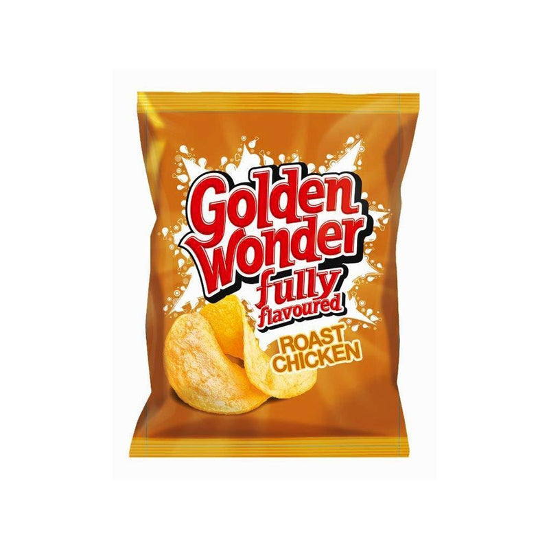 Golden Wonder Crisps Roast Chicken Pack 32's - UK BUSINESS SUPPLIES