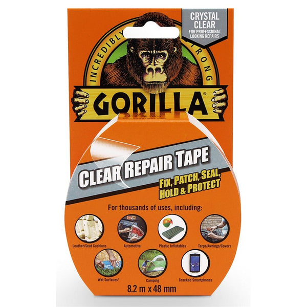 Gorilla Clear Repair Tape 8.2m - UK BUSINESS SUPPLIES
