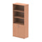 Impulse 2000mm Open Shelves Cupboard Beech I000047 - UK BUSINESS SUPPLIES