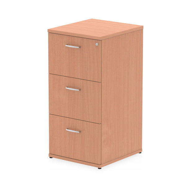 Impulse 3 Drawer Filing Cabinet Beech I000073 - UK BUSINESS SUPPLIES