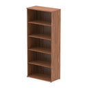 Dynamic Impulse 2000mm Bookcase Walnut I000112 - UK BUSINESS SUPPLIES
