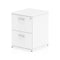 Impulse 2 Drawer Filing Cabinet White I000192 - UK BUSINESS SUPPLIES