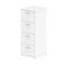 Impulse 4 Drawer Filing Cabinet White I000194 - UK BUSINESS SUPPLIES