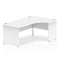 Impulse 1800mm Right Crescent Desk White Top Panel End Leg I000412 - UK BUSINESS SUPPLIES