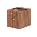 Dynamic Impulse 2 Drawer Fixed Pedestal Walnut I001639 - UK BUSINESS SUPPLIES