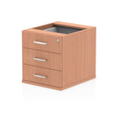 Impulse 3 Drawer Fixed Pedestal Beech I001645 - UK BUSINESS SUPPLIES