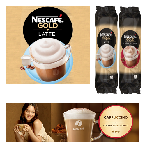 Nescafe Cappuccino Gold Coffee In-Cup Vending (8 x 25 Cups) - UK BUSINESS SUPPLIES