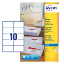 Avery J8173-25 Inkjet Addressing Labels (99.1 x 57mm) White (Pack of 250 Labels) - UK BUSINESS SUPPLIES