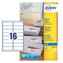 Avery Inkjet Address Label 99x34mm 16 Per A4 Sheet White (Pack 400 Labels) J8162-25 - UK BUSINESS SUPPLIES