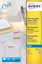 Avery Inkjet Mini Label 17.8x10mm 270 Per A4 Sheet White (Pack 6750 Labels) J8659-25 - UK BUSINESS SUPPLIES