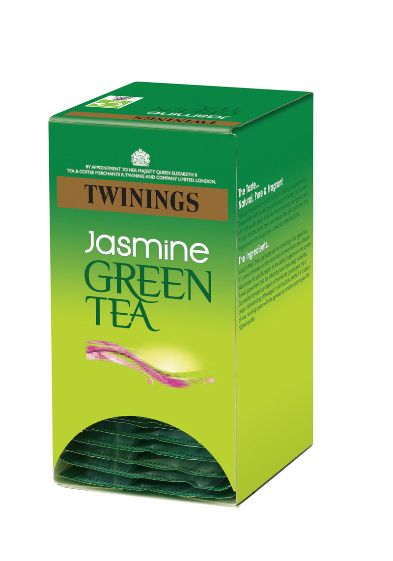 Twinings Jasmine Green Tea Envelope Tea Bags 20's - UK BUSINESS SUPPLIES