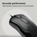 Kensington Wired Mouse Black K72356EU - UK BUSINESS SUPPLIES