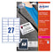 Avery Self-Adhesive Name Badge 63.5x29.6mm White (Pack 540) L4784-20 - UK BUSINESS SUPPLIES