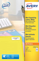 Avery Laser Mini Label 45.7x25.4mm 40 Per A4 Sheet White (Pack 1000 Labels) L7654-25 - UK BUSINESS SUPPLIES