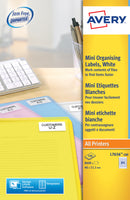 Avery Laser Mini Label 46x11mm 84 Per A4 Sheet White (Pack 8400 Labels) L7656-100 - UK BUSINESS SUPPLIES