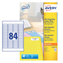 Avery Multipurpose Mini Label 46x11mm 84 Per A4 Sheet White (Pack 2100 Labels) L7656-25 - UK BUSINESS SUPPLIES