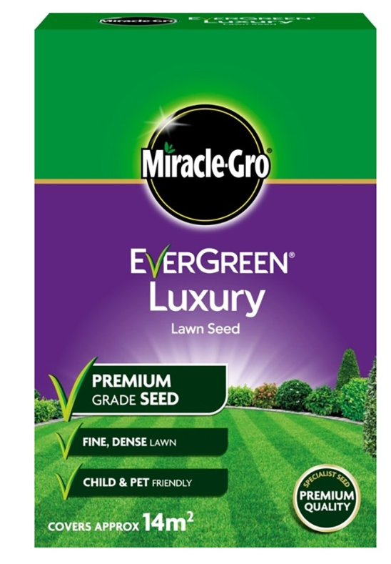 Miracle-Gro® Evergreen Luxury Grass Seed 420g - UK BUSINESS SUPPLIES