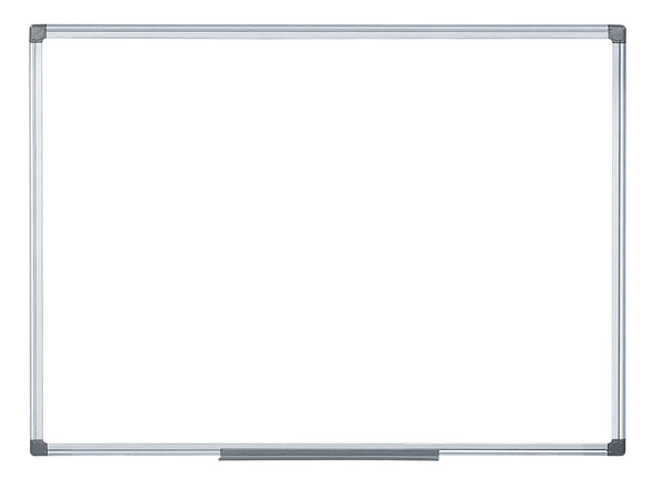 Bi-Office Maya Double Sided Magnetic Whiteboard Laquered Steel Aluminium Frame 900x600mm - MA0314750 - UK BUSINESS SUPPLIES