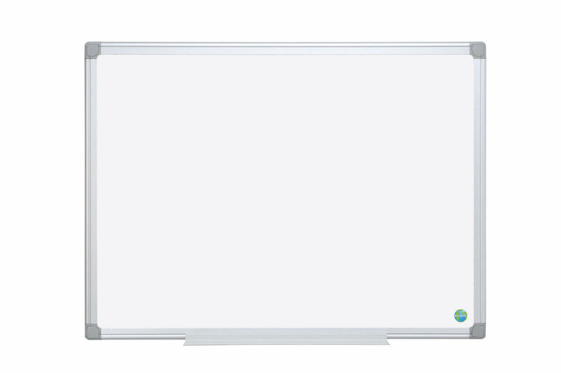 Bi-Office Earth-It Non Magnetic Melamine Whiteboard Aluminium Frame 1200x900mm - MA0500790 - UK BUSINESS SUPPLIES