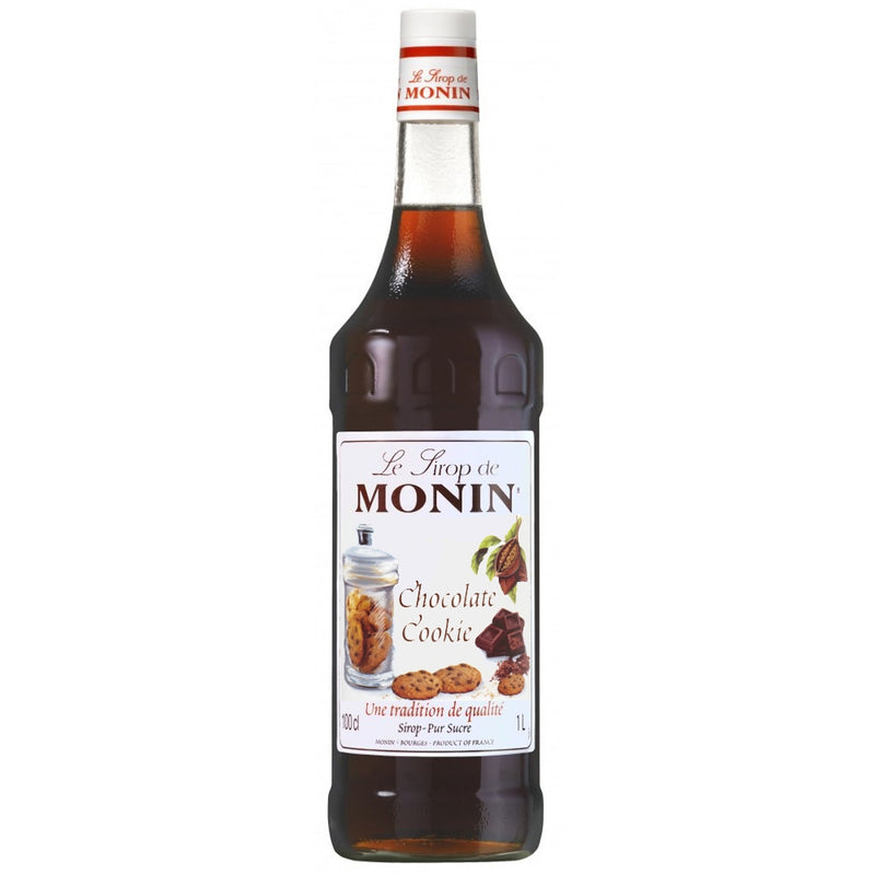 Monin Chocolate Cookie Coffee Syrup 1 Litre (Plastic) - UK BUSINESS SUPPLIES