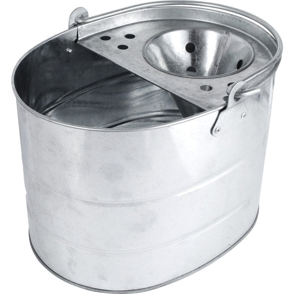 FiXtures® Galvanised Mop Bucket  2 Gallon capacity - UK BUSINESS SUPPLIES