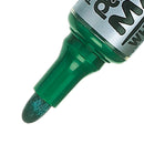Pentel Whiteboard Marker Bullet Tip 3mm Line Green (Pack 12) - MWL5M-DO - UK BUSINESS SUPPLIES