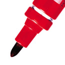 Pentel N50 Permanent Marker Bullet Tip 2.2mm Line Red (Pack 12) - N50-B - UK BUSINESS SUPPLIES
