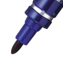 Pentel N50 Permanent Marker Bullet Tip 2.2mm Line Blue (Pack 12) - N50-C - UK BUSINESS SUPPLIES