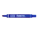 Pentel N60 Permanent Marker Chisel Tip 3.9-5.7mm Line Blue (Pack 12) - N60-C - UK BUSINESS SUPPLIES