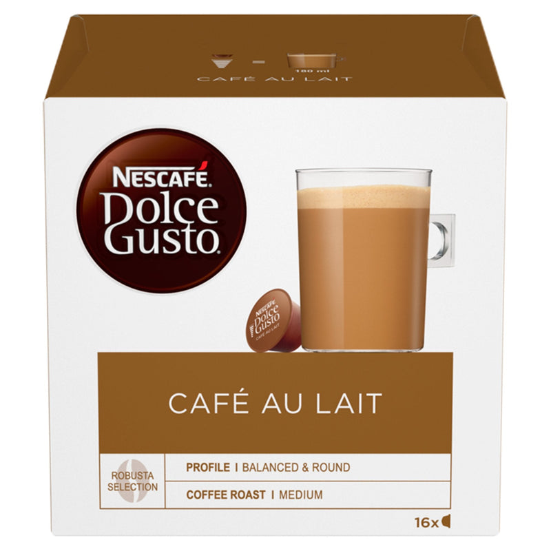 Dolce Gusto Cafe Au Lait 16's - NWT FM SOLUTIONS - YOUR CATERING WHOLESALER