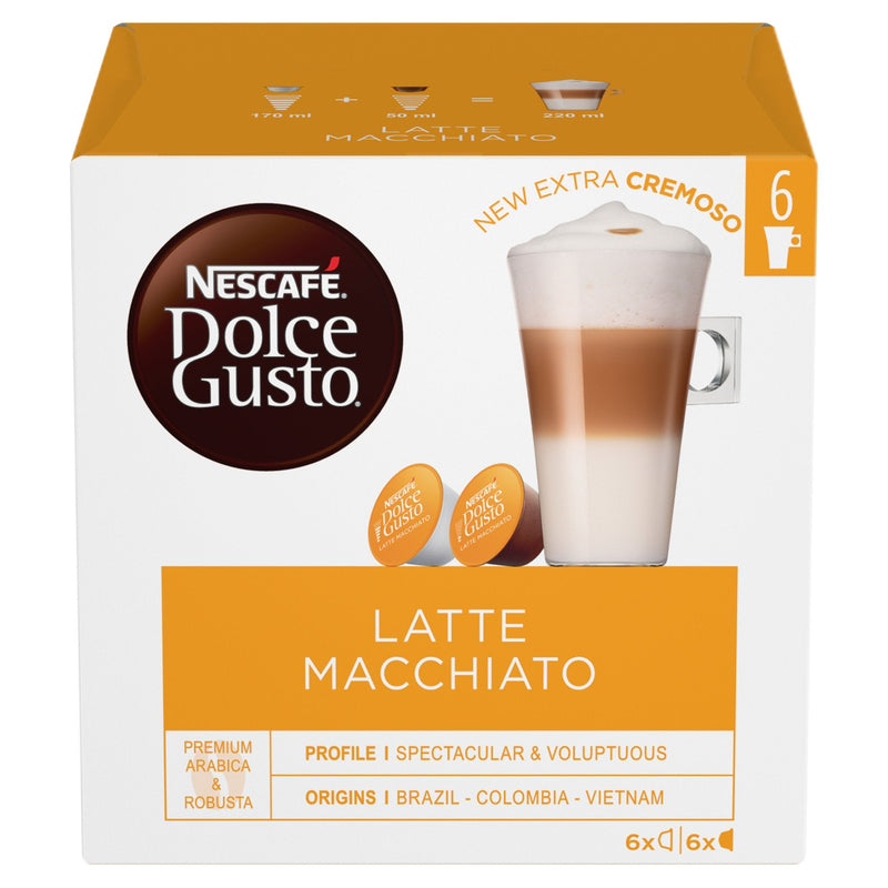 Dolce Gusto Latte Macchiato 16's - NWT FM SOLUTIONS - YOUR CATERING WHOLESALER