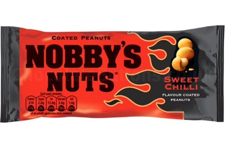 Nobby's Nuts Sweet Chilli Peanuts 20 x 40g Carded - UK BUSINESS SUPPLIES